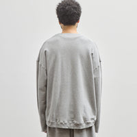 Sillage Loopwheel Crew, Grey