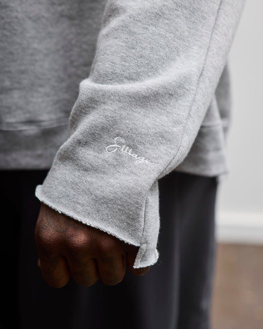 Sillage Loopwheel Hoodie, Gray