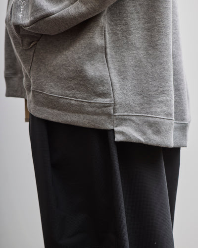 Sillage Loopwheel Hoodie, Gray