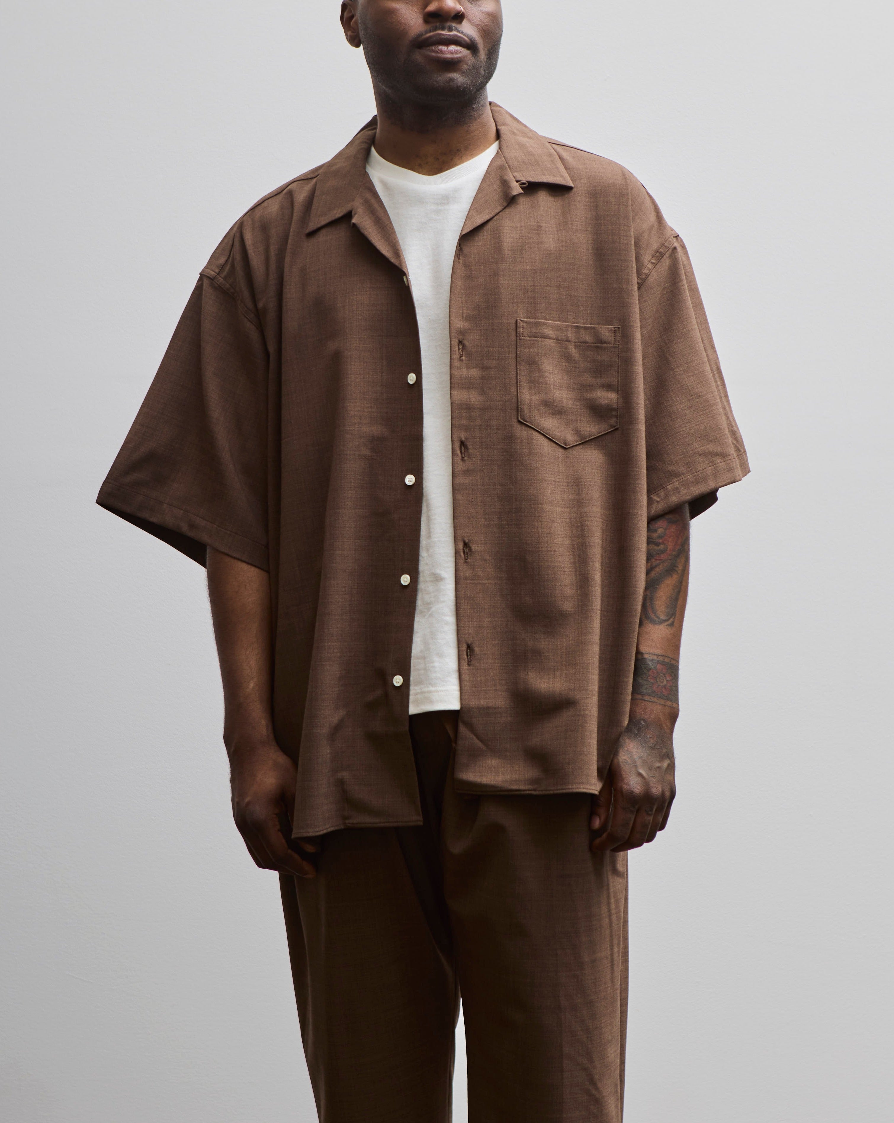 【sillage】Overshirts 2024SS Sillage - Overshirt Twill Anthracite - Rendez-vous Store