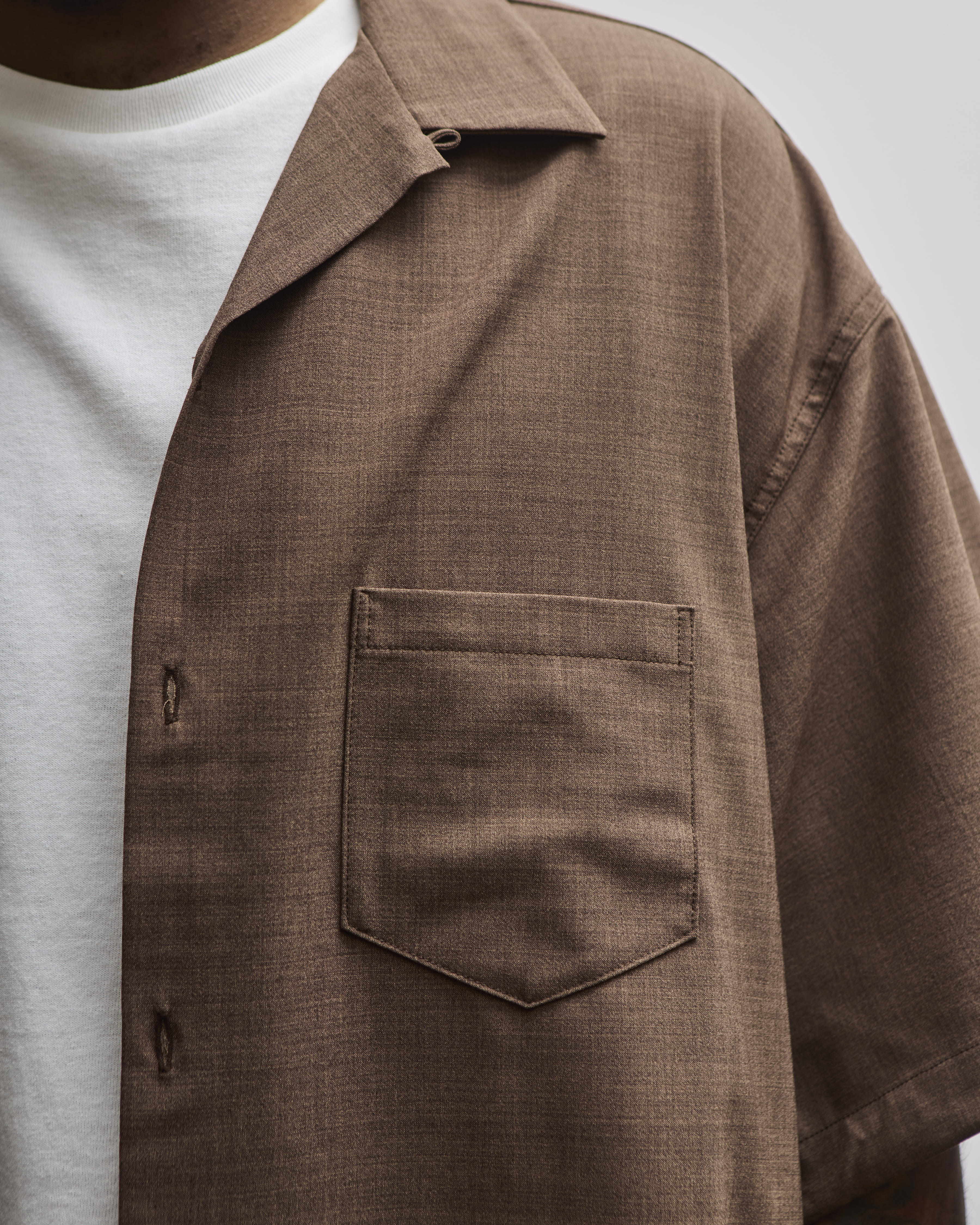 【sillage】Overshirts 2024SS Sillage - Overshirt Twill Anthracite - Rendez-vous Store