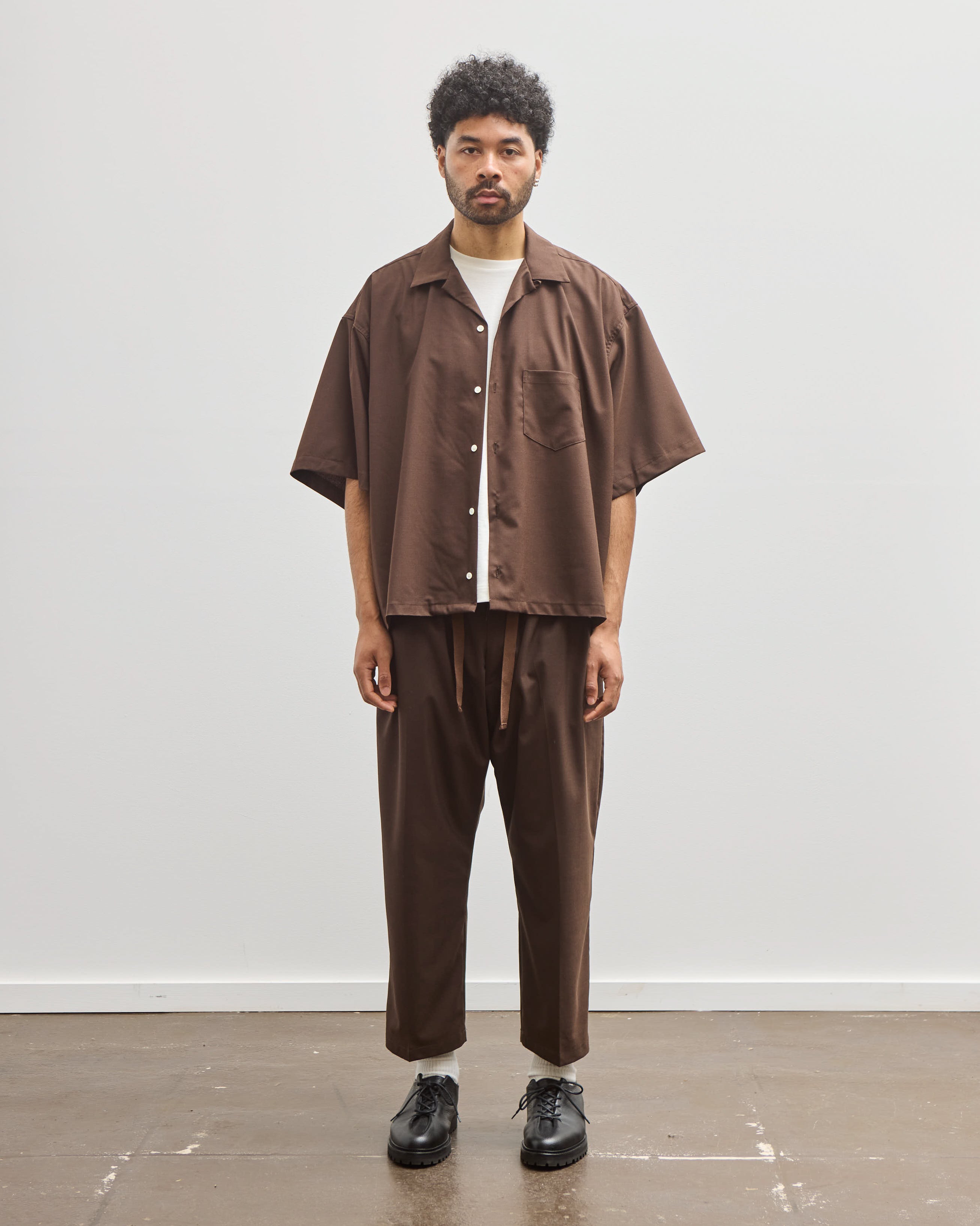 【sillage】Overshirts 2024SS Sillage Overshirt Long, Black – Glasswing