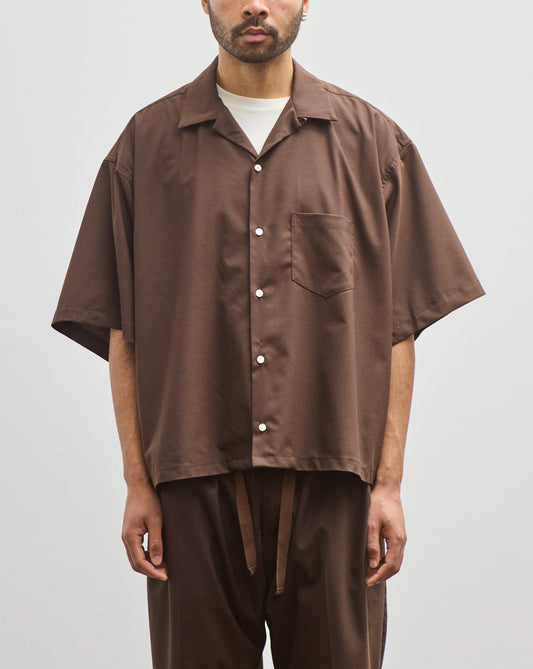 Sillage Overshirt Short, Brown