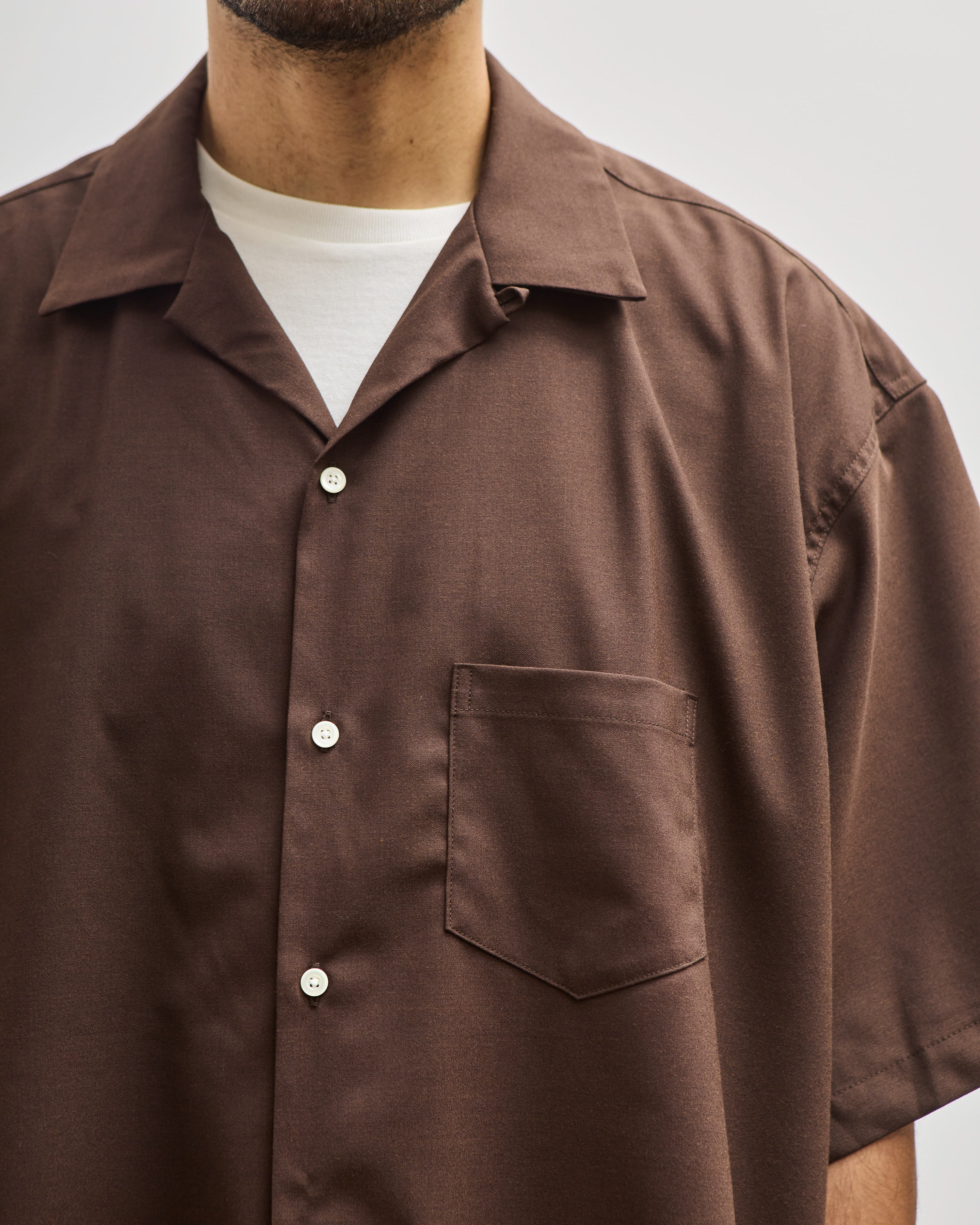 【sillage】Overshirts 2024SS Sillage - Overshirt Twill Anthracite - Rendez-vous Store