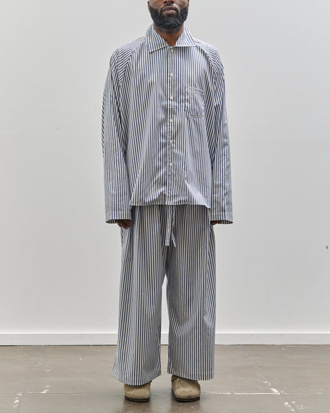 Sillage Pajama Set, White Stripe – Glasswing