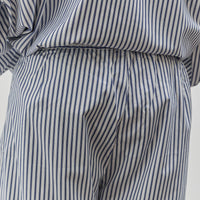 Sillage Pajama Set, White Stripe