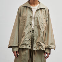 Sillage Rib Blouson, Limonta Nylon Khaki