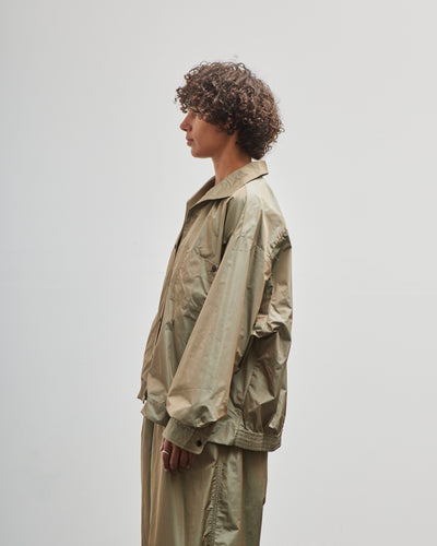 Sillage Rib Blouson, Limonta Nylon Khaki