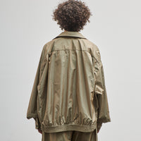 Sillage Rib Blouson, Limonta Nylon Khaki