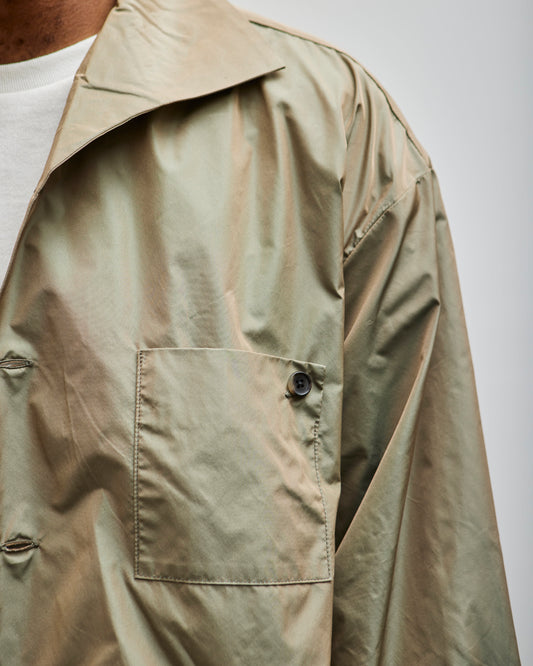 Sillage Unisex Rib Blouson, Limonta Nylon Khaki