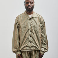 Sillage Unisex Rib Blouson, Limonta Nylon Khaki