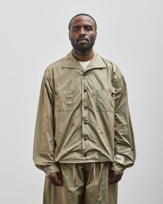 Sillage Unisex Rib Blouson, Limonta Nylon Khaki