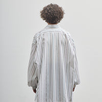 Sillage Wide Shirt, Dead Stock Jacquard Stripe