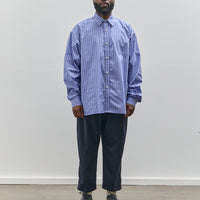 Sillage Wide Shirt, Blue Stripe