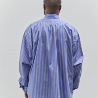 Sillage Wide Shirt, Blue Stripe