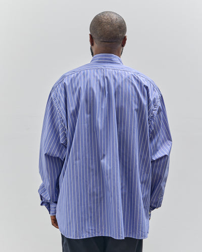 Sillage Wide Shirt, Blue Stripe