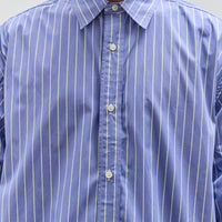 Sillage Wide Shirt, Blue Stripe