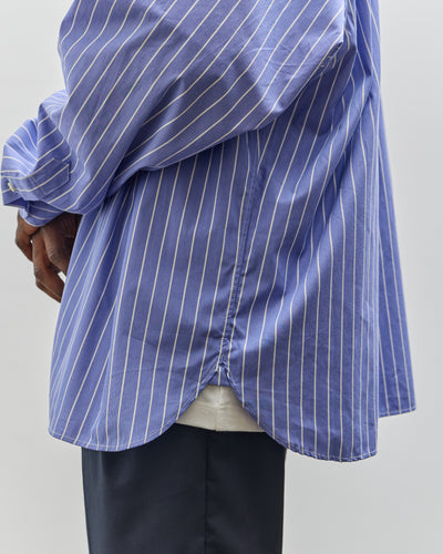 Sillage Wide Shirt, Blue Stripe