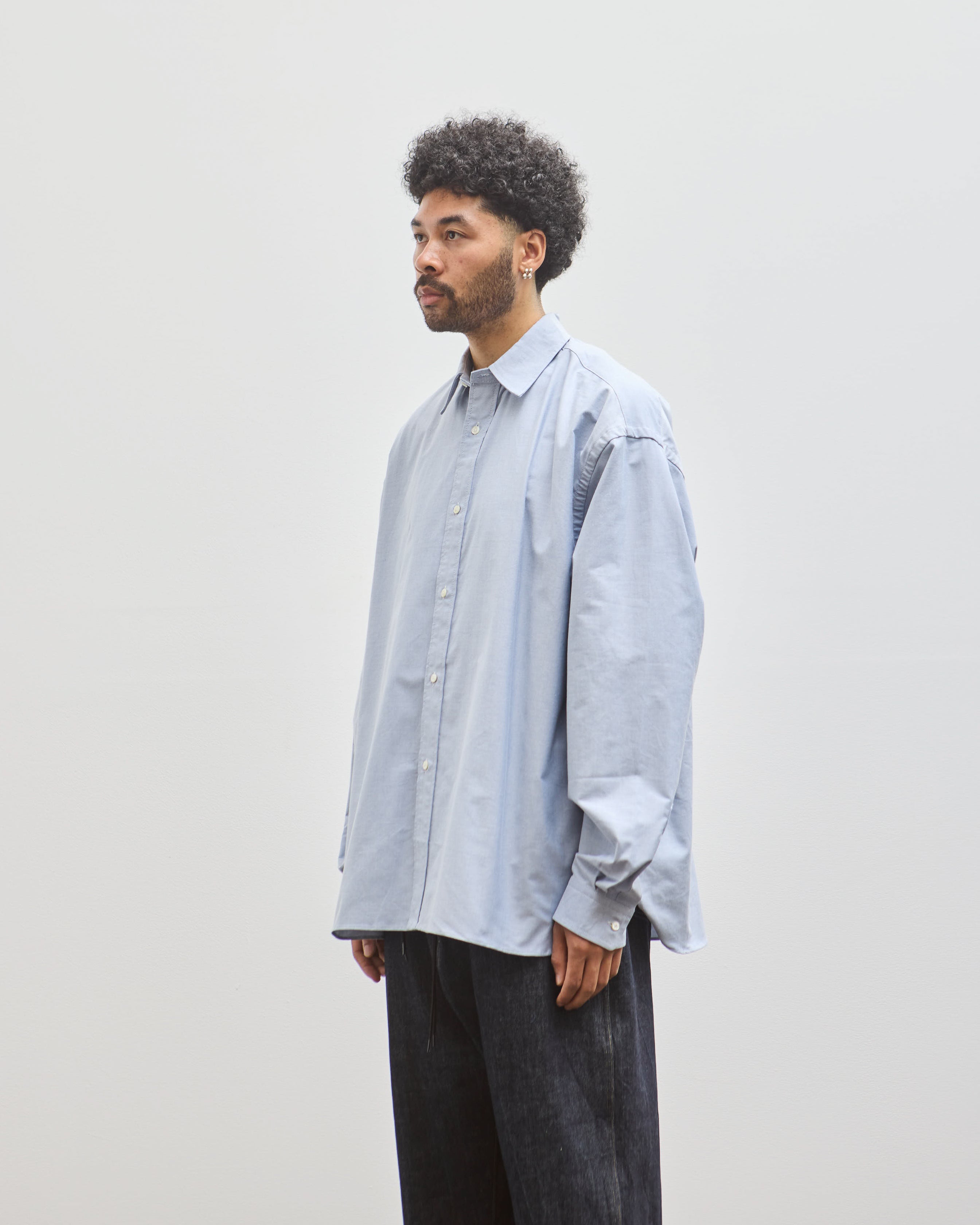 Sillage Wide Shirt, Blue