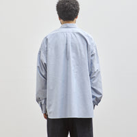 Sillage Wide Shirt, Blue