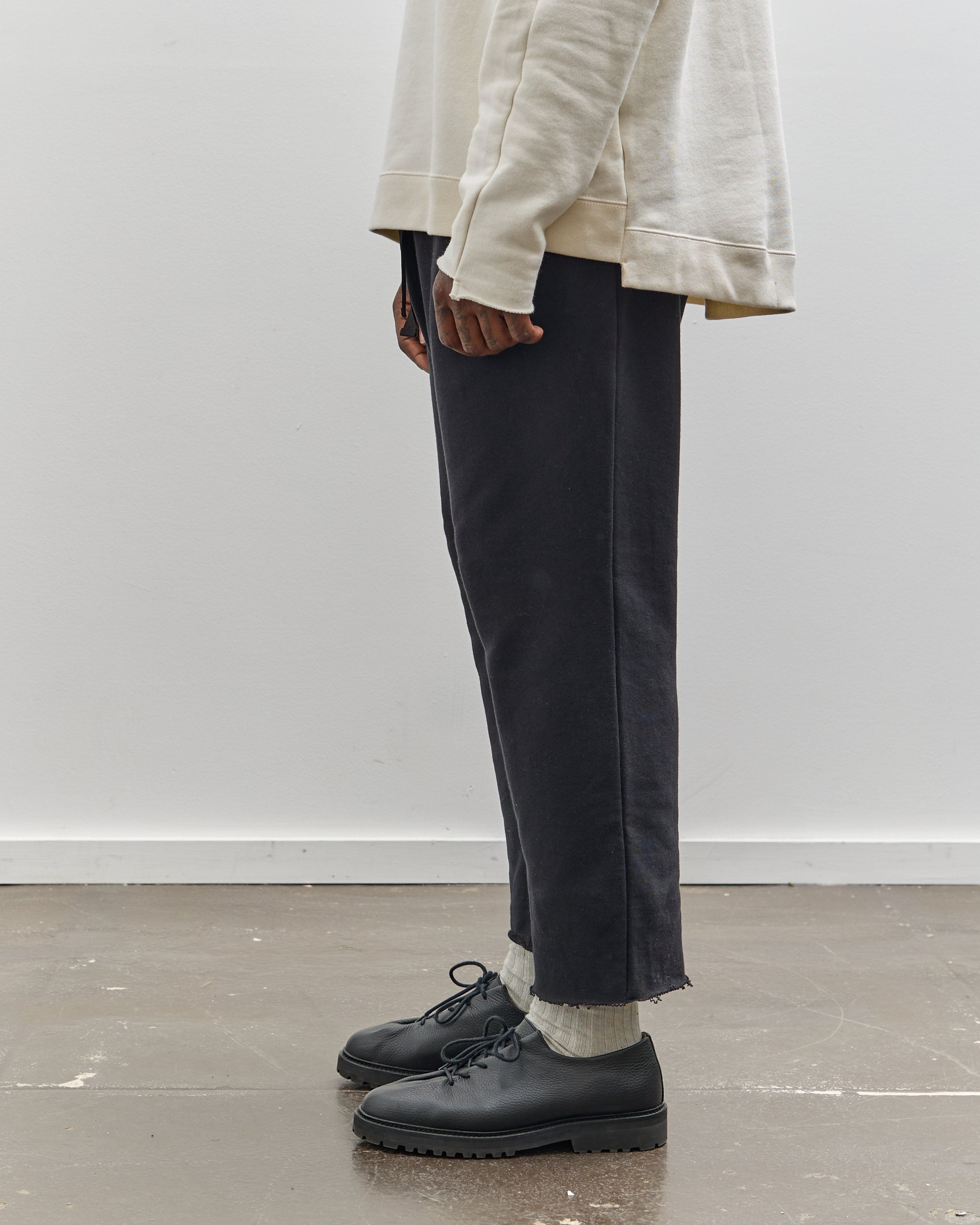 Sillage French Terry Baggy Trousers, Black – Glasswing