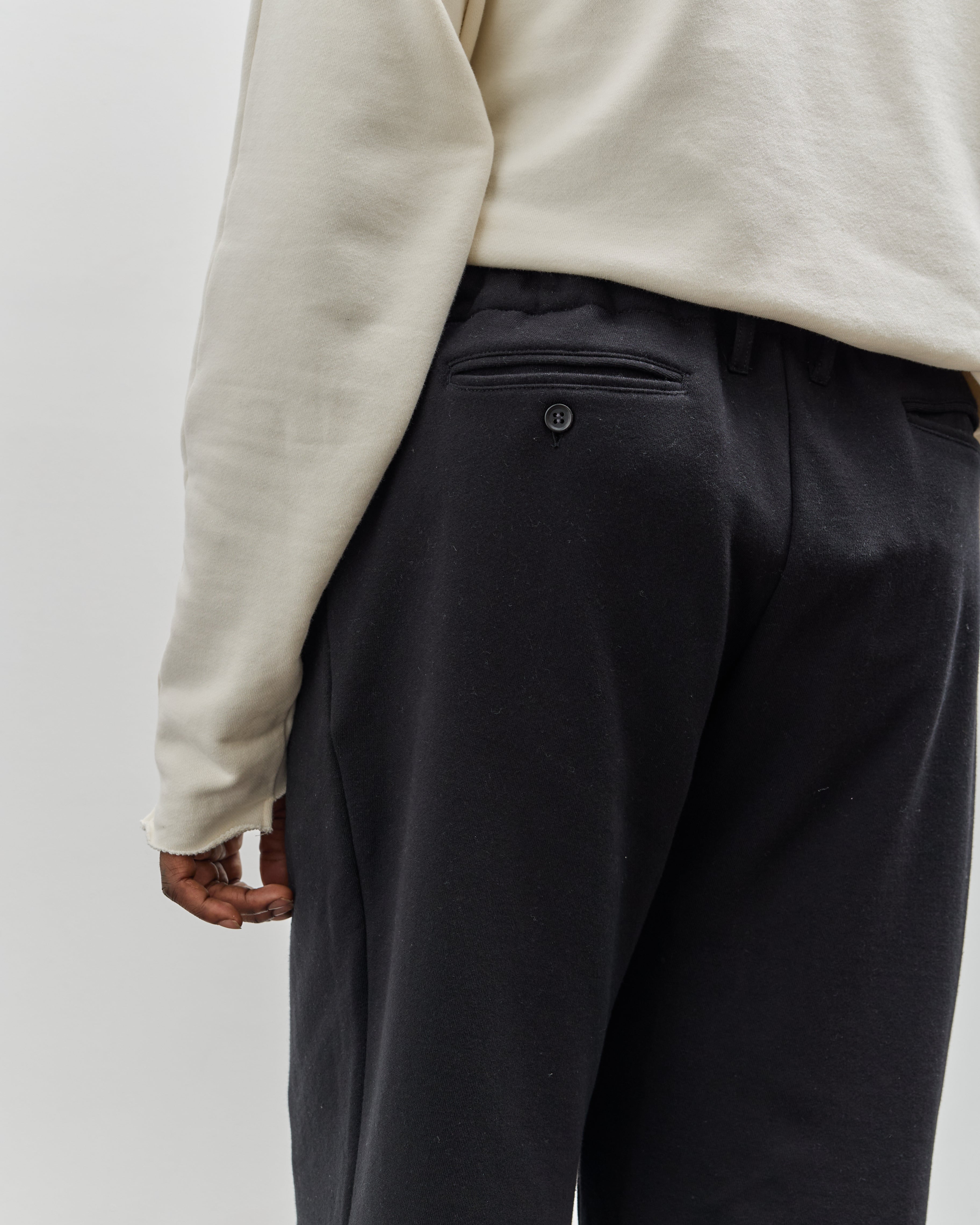 Sillage French Terry Baggy Trousers, Black – Glasswing