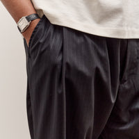 Sillage Baggy Trousers, Black Stripe