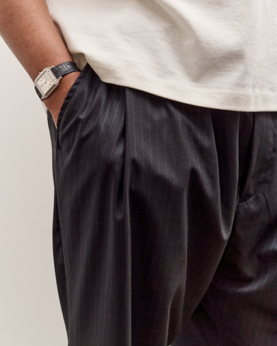 Sillage Baggy Trousers, Black Stripe