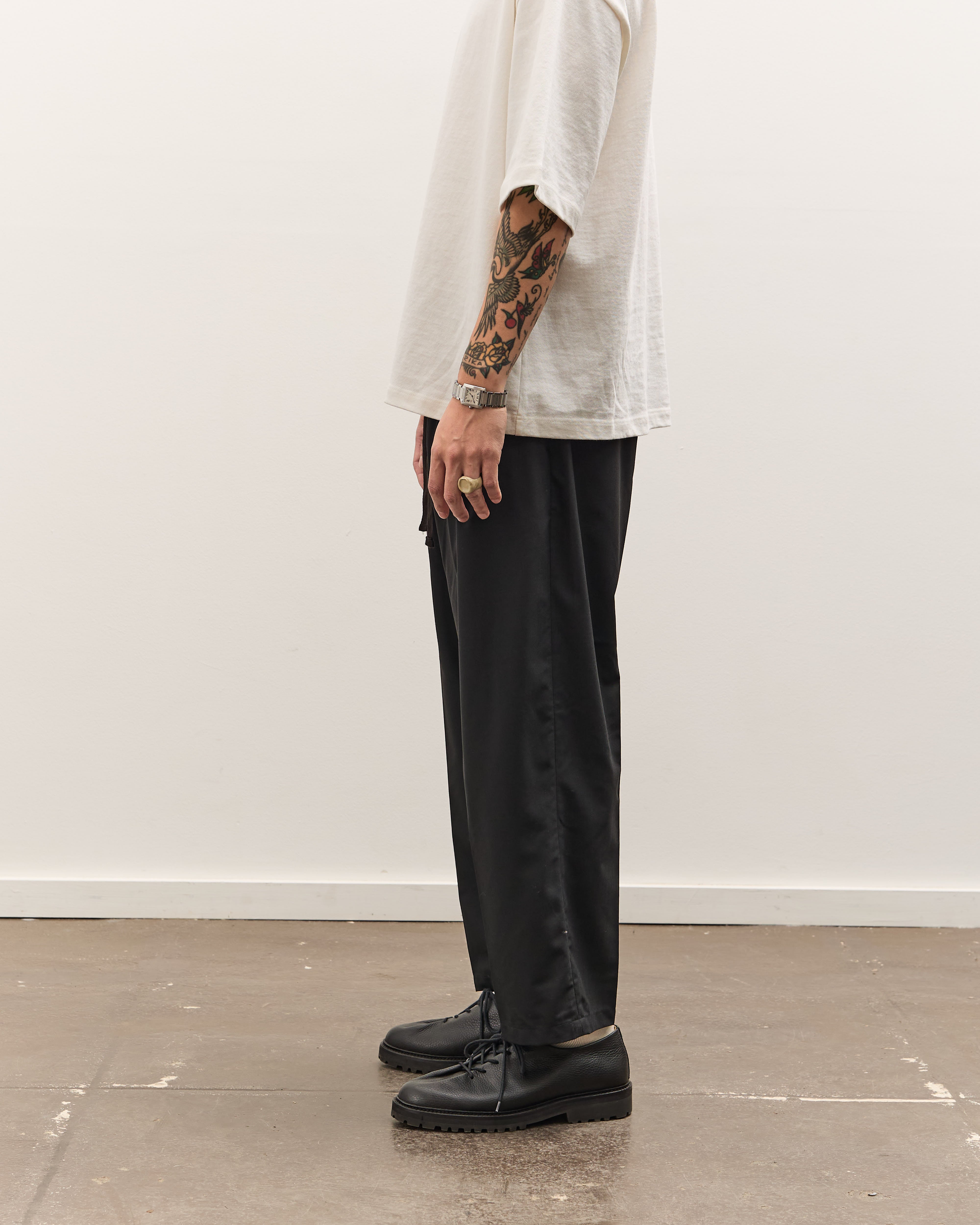 Sillage Baggy Trousers, Black – Glasswing