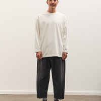 Sillage Baggy Trousers, Black Denim Damaged