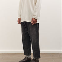 Sillage Baggy Trousers, Black Denim Damaged