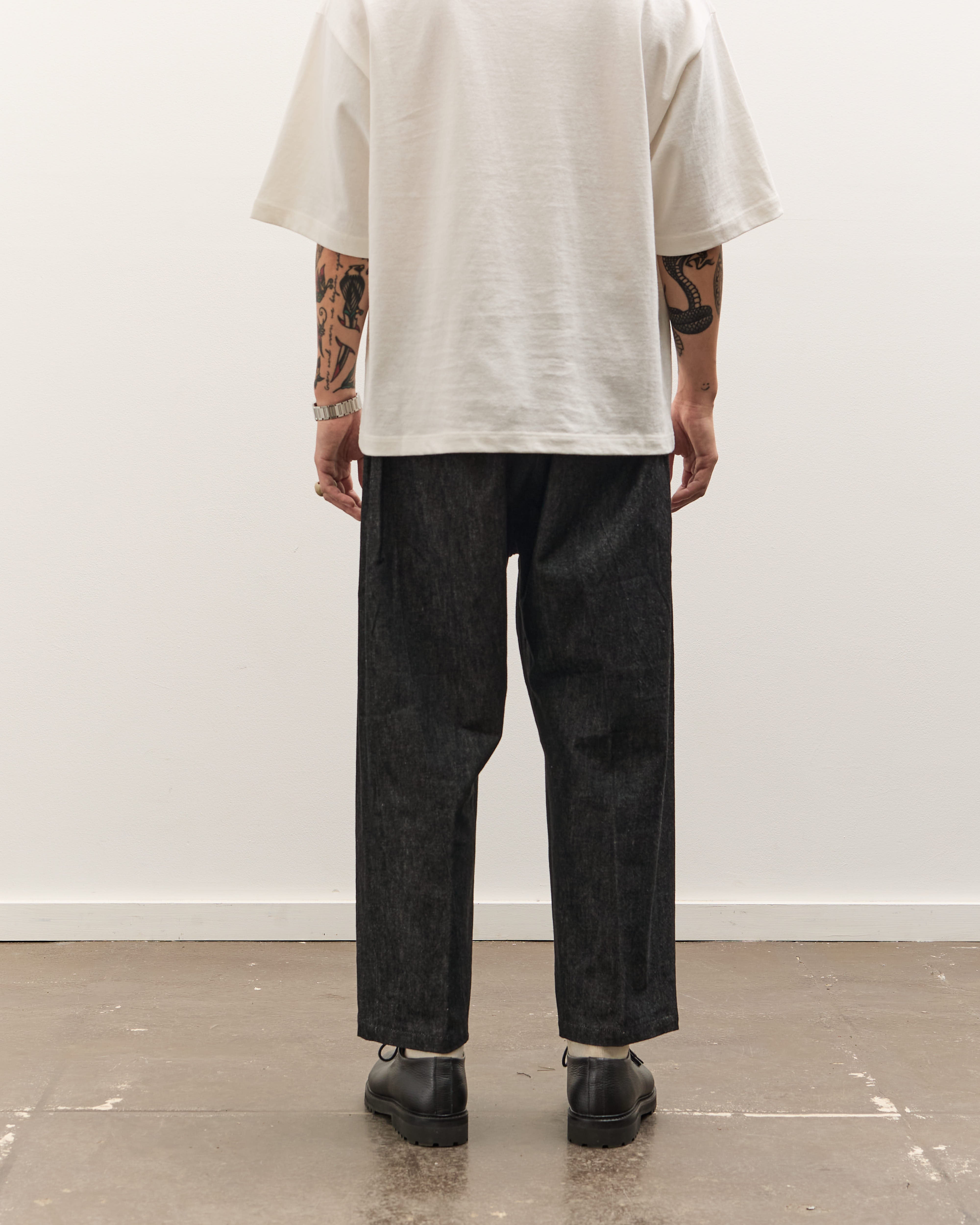 Sillage Baggy Trousers, Black Denim One Wash – Glasswing