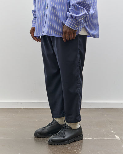 Sillage Baggy Trousers, Navy Twill