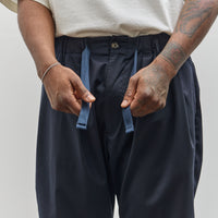 Sillage Baggy Trousers, Navy Twill