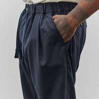 Sillage Baggy Trousers, Navy Twill