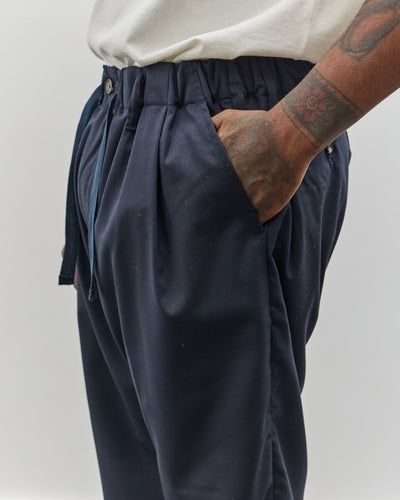 Sillage Baggy Trousers, Navy Twill