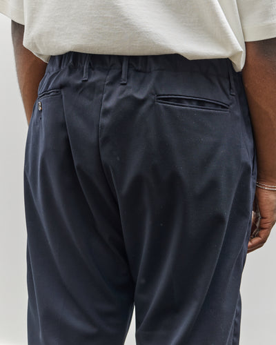 Sillage Baggy Trousers, Navy Twill