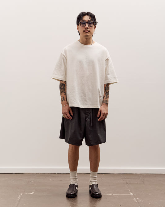 Sillage Circular Fatigue Short Pants, Back Satin Anthracite