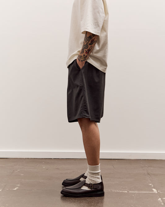 Sillage Circular Fatigue Short Pants, Back Satin Anthracite