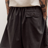 Sillage Circular Fatigue Short Pants, Back Satin Anthracite