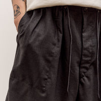 Sillage Circular Fatigue Short Pants, Back Satin Anthracite