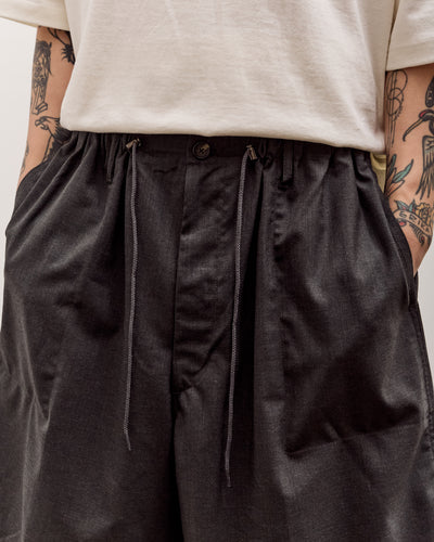 Sillage Circular Fatigue Short Pants, Back Satin Anthracite
