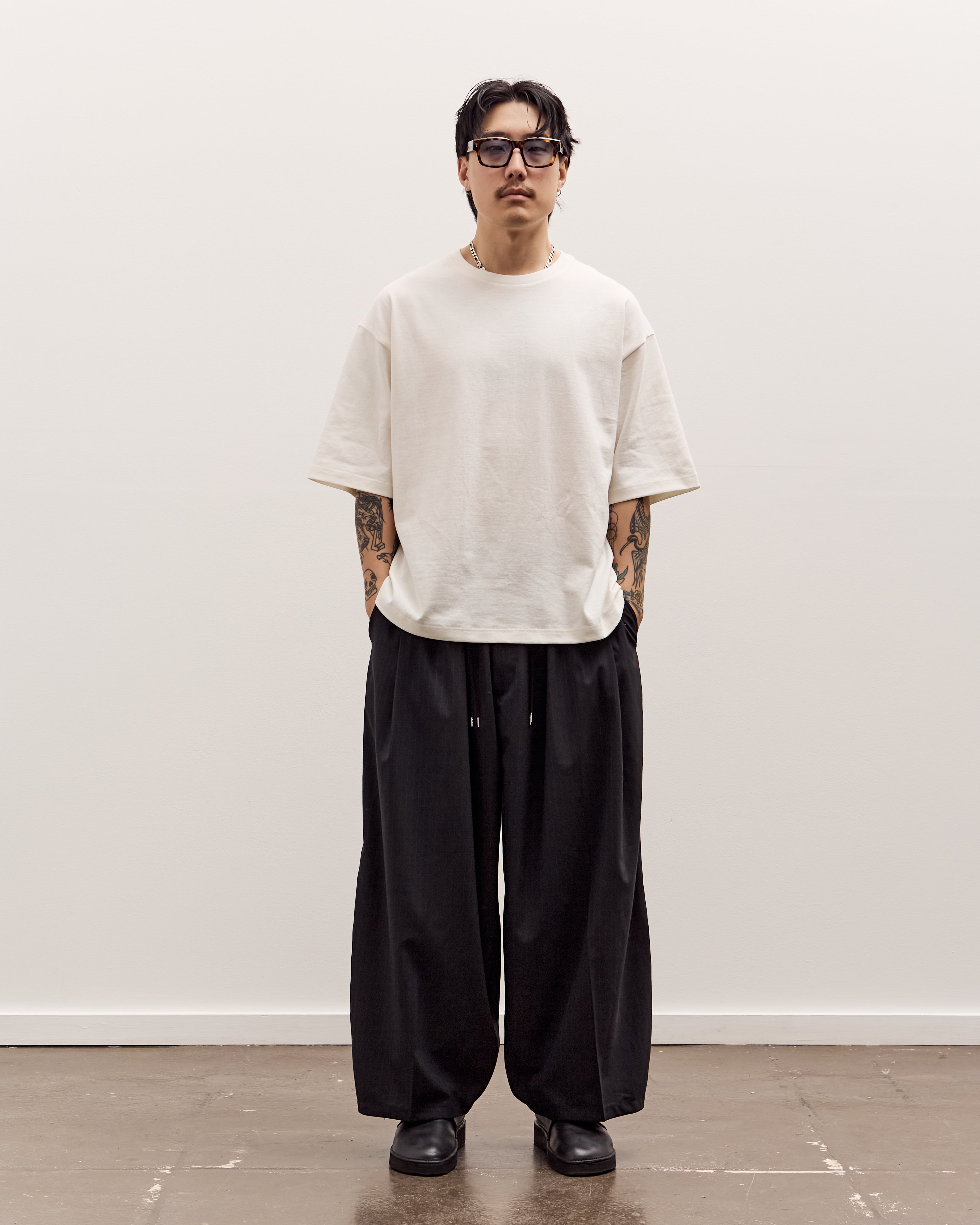 Sillage Circular Pants, Black Stripe – Glasswing Sillage Circular Pants, Black Stripe – Glasswing