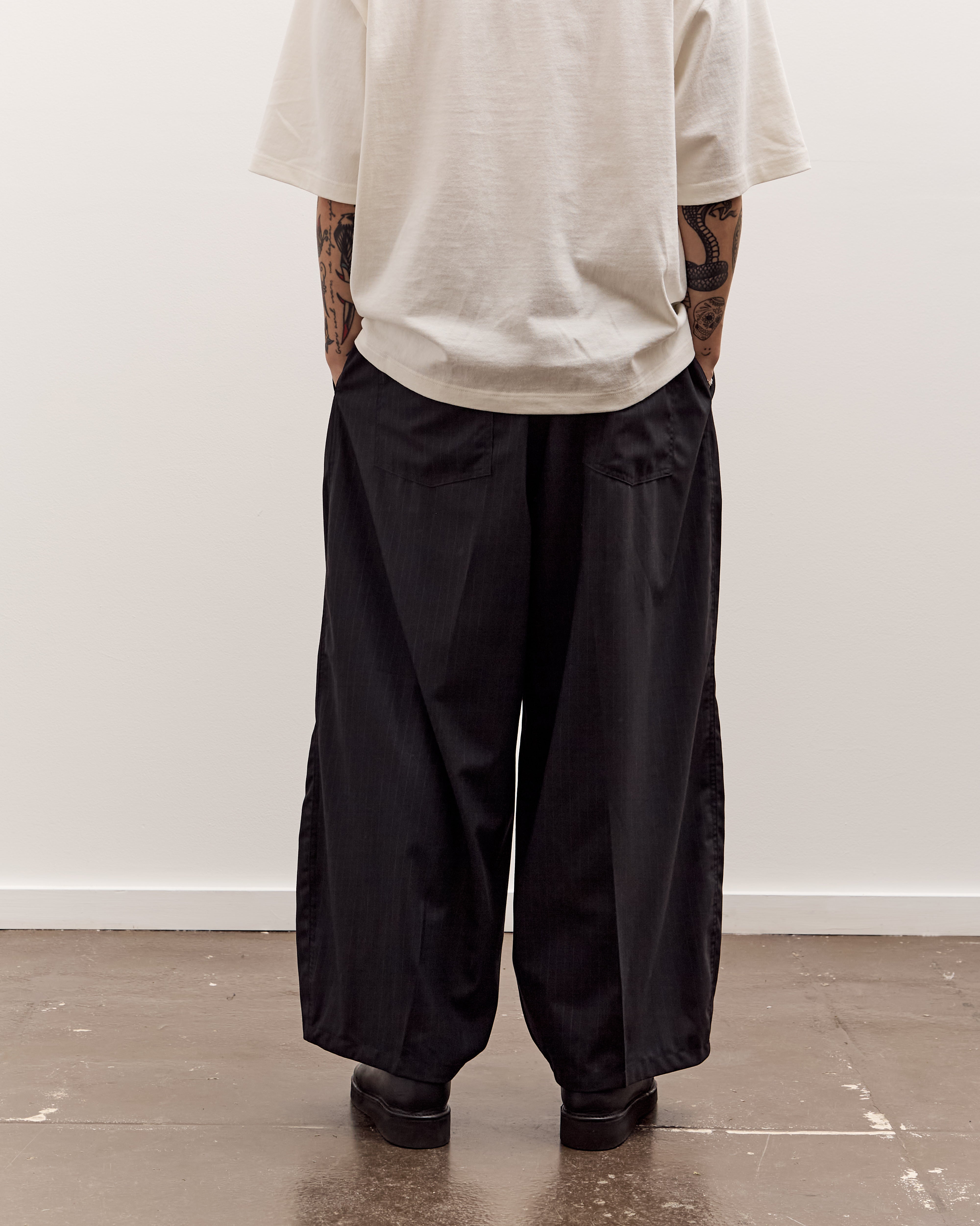 激レア★Sillage シアージ PACKABLE CIRCULAR PANTS Sillage Circular Pants, Black Stripe – Glasswing