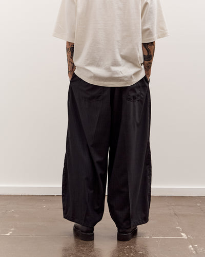 Sillage Circular Pants, Black Stripe