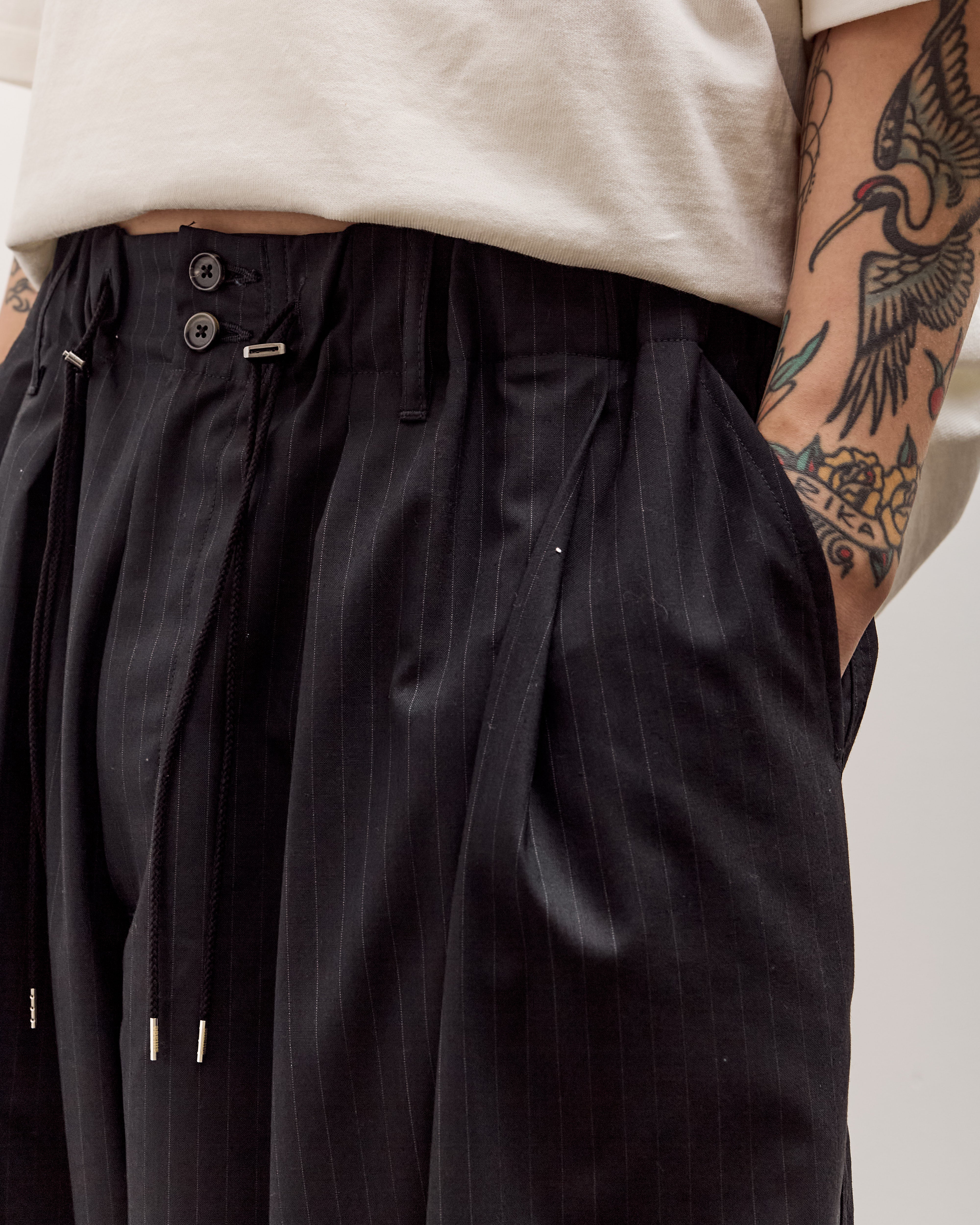 Circular Pants, Black Stripe – Glasswing