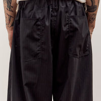 Sillage Circular Pants, Black Stripe