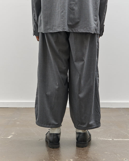 Sillage Circular Pants, Grey Twill