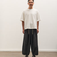 Sillage Circular Pants, Black Denim Damaged