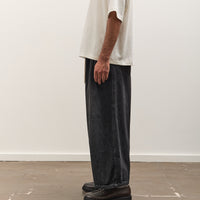Sillage Circular Pants, Black Denim Damaged